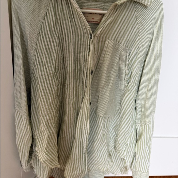 We The Free Tops - We The Free Sage Striped Top